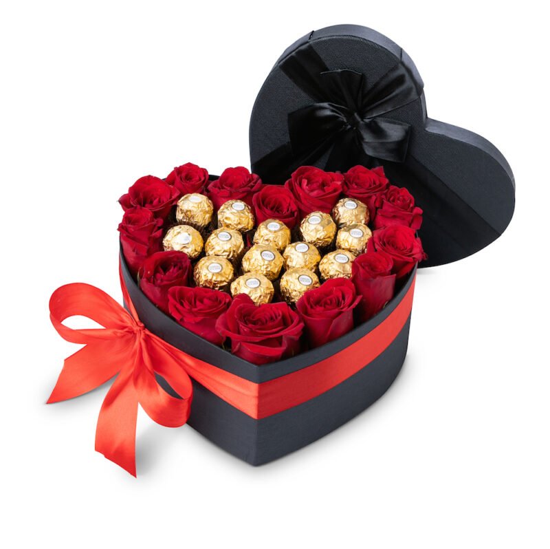 Boite de Fleurs et chocolats Rabat