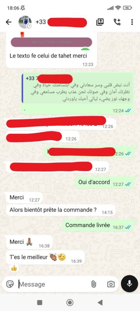 Avis de nos clients - Fleuriste Rabat