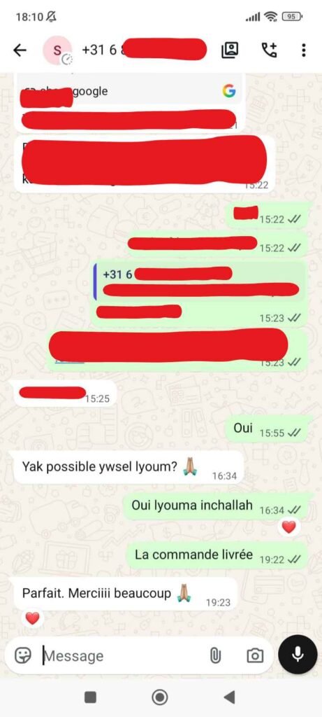 Avis de nos clients - Fleuriste Rabat